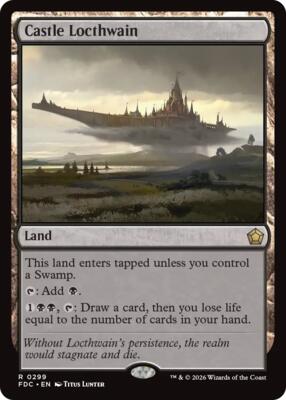 Castle Locthwain card from Commander: Foundations