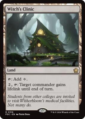 Witch's Clinic card from Commander: Foundations