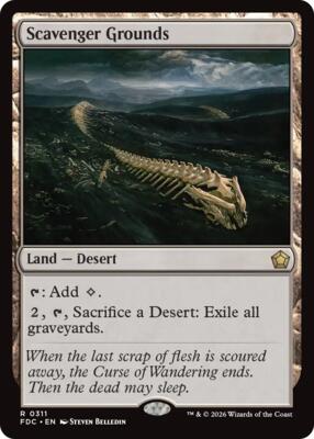 Scavenger Grounds card from Commander: Foundations