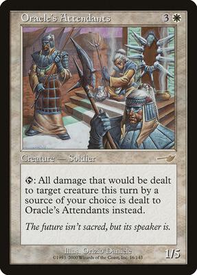Oracle's Attendants card from Nemesis