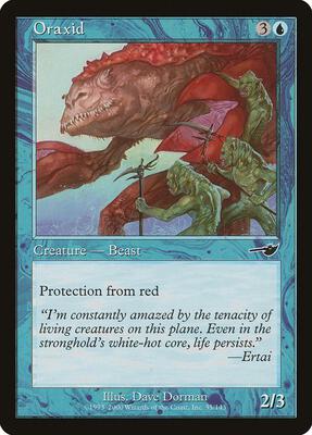 Oraxid card from Nemesis