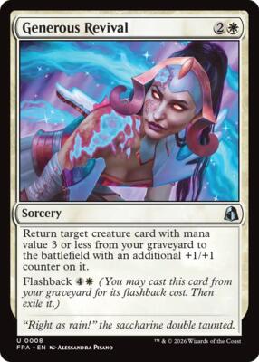 Generous Revival card from Reality Fracture