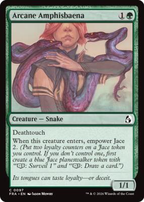 Arcane Amphisbaena card from Reality Fracture