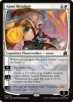 Ajani Resolute card from Promo Pack: Reality Fracture