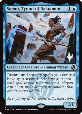 Samut, Tyrant of Naktamun card from Promo Pack: Reality Fracture