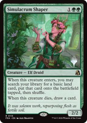 Simulacrum Shaper card from Promo Pack: Reality Fracture