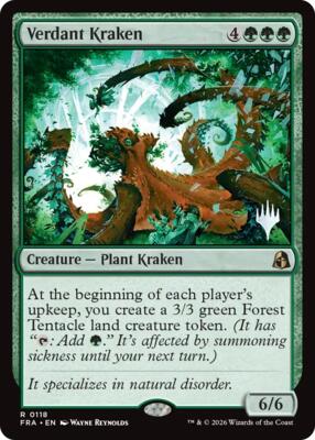 Verdant Kraken card from Promo Pack: Reality Fracture