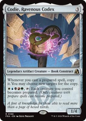 Codie, Ravenous Codex card from Promo Pack: Reality Fracture