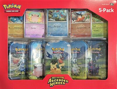 Costco Ascended Heroes Mini Tins 5-Pack card from Miscellaneous Cards & Products