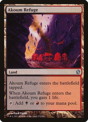 Akoum Refuge card from Commander 2013