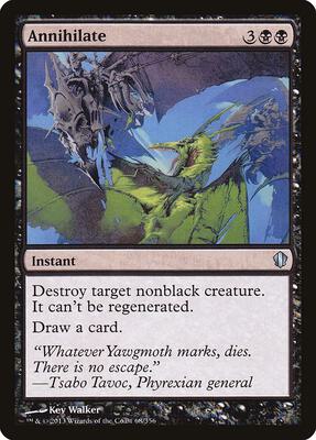 Annihilate card from Commander 2013