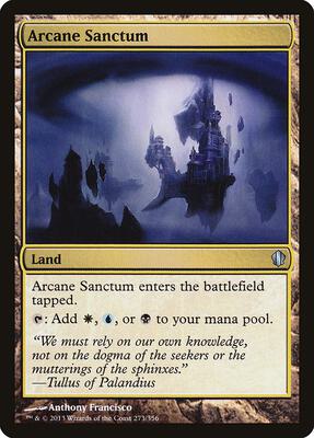 Arcane Sanctum card from Commander 2013