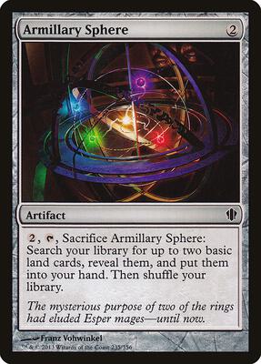Armillary Sphere card from Commander 2013