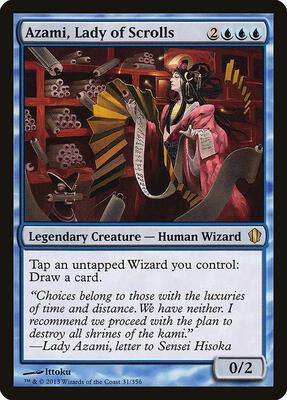 Azami, Lady of Scrolls card from Commander 2013