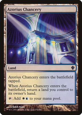 Azorius Chancery card from Commander 2013