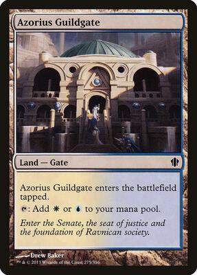 Azorius Guildgate card from Commander 2013