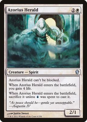 Azorius Herald card from Commander 2013