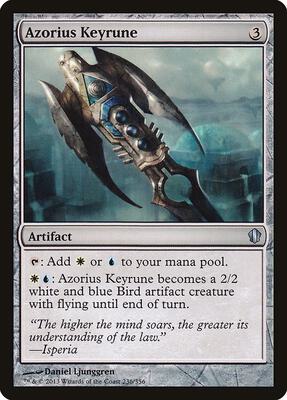 Azorius Keyrune card from Commander 2013