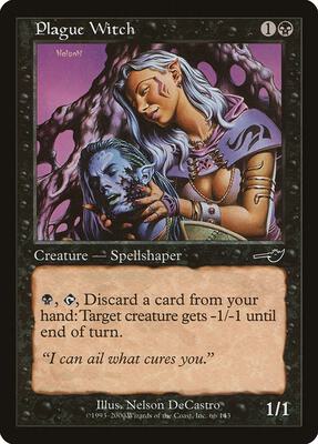 Plague Witch card from Nemesis