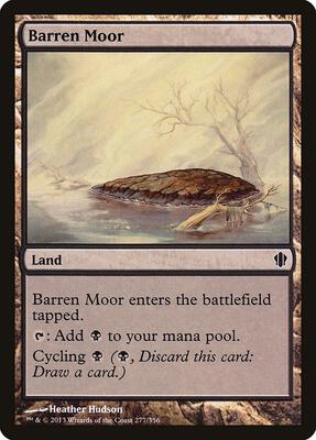 Barren Moor card from Commander 2013