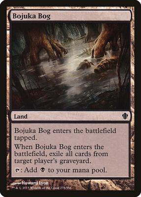 Bojuka Bog card from Commander 2013