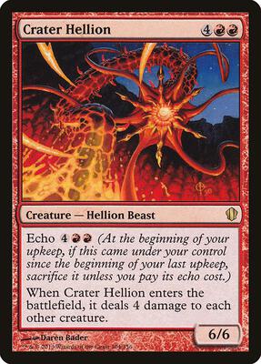 Crater Hellion card from Commander 2013