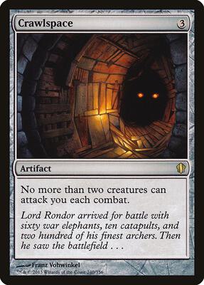 Crawlspace card from Commander 2013