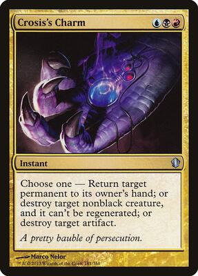 Crosis's Charm card from Commander 2013