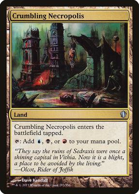 Crumbling Necropolis card from Commander 2013