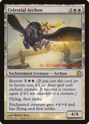 Celestial Archon card from Prerelease Cards