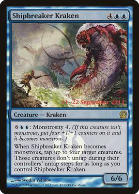 Shipbreaker Kraken card from Prerelease Cards