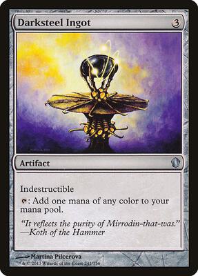 Darksteel Ingot card from Commander 2013
