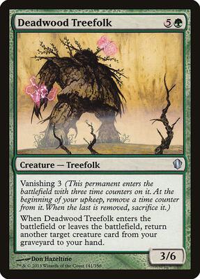 Deadwood Treefolk card from Commander 2013