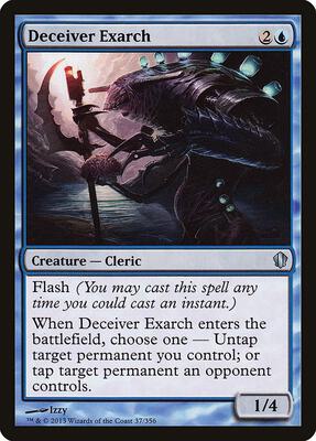 Deceiver Exarch card from Commander 2013