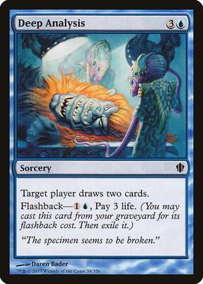 Deep Analysis card from Commander 2013
