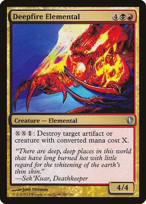 Deepfire Elemental card from Commander 2013