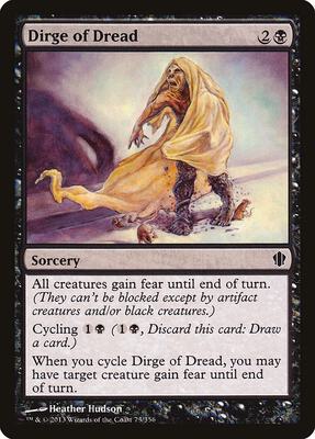 Dirge of Dread card from Commander 2013