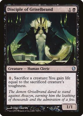 Disciple of Griselbrand card from Commander 2013