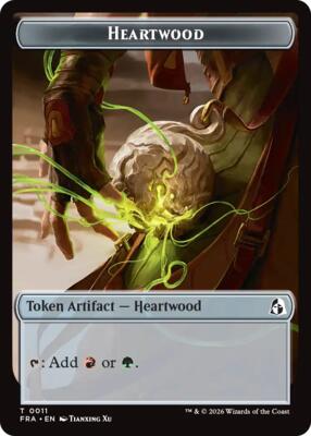Heartwood // Thopter Double-Sided Token card from Reality Fracture