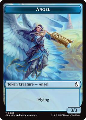 Angel (0003) // Treasure Double-Sided Token card from Reality Fracture