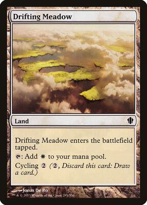 Drifting Meadow card from Commander 2013