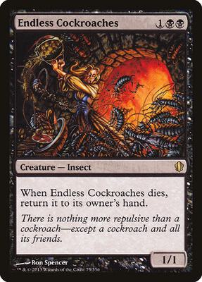 Endless Cockroaches card from Commander 2013