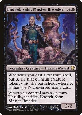 Endrek Sahr, Master Breeder card from Commander 2013