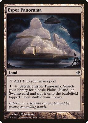 Esper Panorama card from Commander 2013