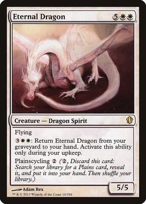 Eternal Dragon card from Commander 2013