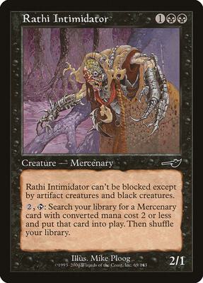 Rathi Intimidator card from Nemesis