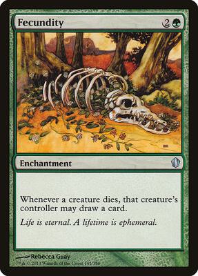 Fecundity card from Commander 2013