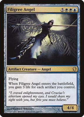 Filigree Angel card from Commander 2013