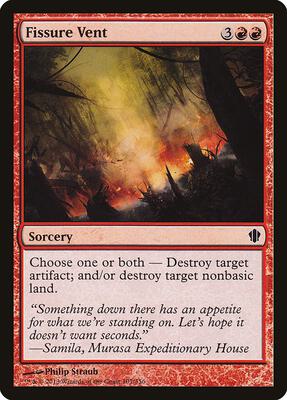 Fissure Vent card from Commander 2013