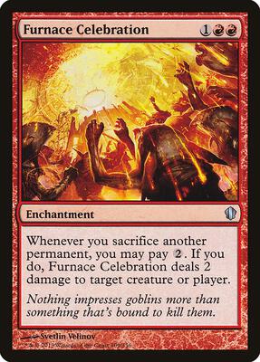 Furnace Celebration card from Commander 2013